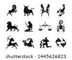 Zodiac Signs Horoscope Icons...