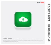 cloud upload icongreen web... | Shutterstock .eps vector #1205628736