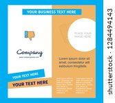 dislike company brochure... | Shutterstock .eps vector #1284494143