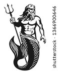 Sea God Poseidon Neptune...