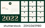vector 2022 new year calendar... | Shutterstock .eps vector #2041065980