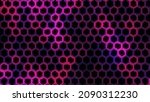 abstract futuristic hexagon... | Shutterstock . vector #2090312230