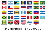 flags of all countries of the... | Shutterstock .eps vector #640639876