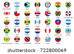 set of popular country flags.... | Shutterstock . vector #722800069