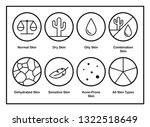 set of 8 vector icons.... | Shutterstock .eps vector #1322518649