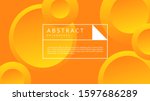 3d abstract circle background... | Shutterstock .eps vector #1597686289
