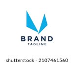 abstract initial letter v logo. ... | Shutterstock .eps vector #2107461560