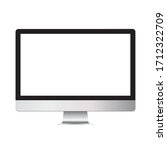realistic design of a desktop... | Shutterstock .eps vector #1712322709