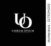 letter uo luxury logo design... | Shutterstock .eps vector #2175294203