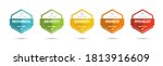 set of company training badge... | Shutterstock .eps vector #1813916609