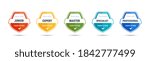 certified badge logo design for ... | Shutterstock .eps vector #1842777499