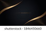 abstract luxury black and wavy... | Shutterstock .eps vector #1846450660
