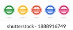 set of company training badge... | Shutterstock .eps vector #1888916749