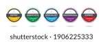 set of company training badge... | Shutterstock .eps vector #1906225333
