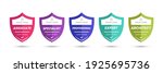 certified logo badge with... | Shutterstock .eps vector #1925695736