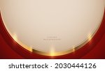 red and golden luxury abstract... | Shutterstock .eps vector #2030444126
