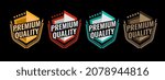 premium quality shield badge... | Shutterstock .eps vector #2078944816
