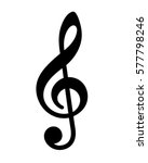 Vector Clef Musical Note