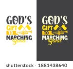 marching band tshirt design ... | Shutterstock .eps vector #1881438640