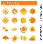 Sun Related Icons Set On...