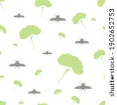 Seamless Pattern With Plants...