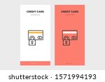 design credit card icons on... | Shutterstock .eps vector #1571994193