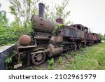 Old And Rusty Steam Locomotive...