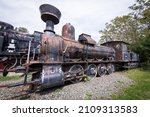 Old And Rusty Steam Locomotive...