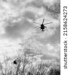 Photo Of Two Helicopters In The ...