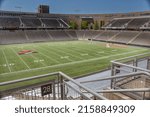 Small photo of PRINCETON, UNITED STATES - May 07, 2015: A photo of Princeton University football empty stadium