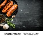 Fried Sausages With Garlic And...