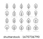 spring leaf outline line icon... | Shutterstock .eps vector #1670736790