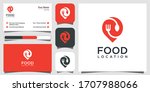Food Location Logo Design...
