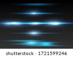 blue horizontal lens flares... | Shutterstock .eps vector #1721599246