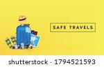 tourism safe travels in holiday ... | Shutterstock .eps vector #1794521593