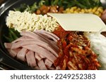 Small photo of Korean army base stew unmixed ingredients
