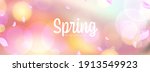 spring background with cherry... | Shutterstock .eps vector #1913549923
