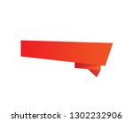 red offer tag  | Shutterstock .eps vector #1302232906