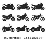 Motorcycle Icon Vector Logo...