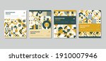 minimal geometric pattern... | Shutterstock .eps vector #1910007946