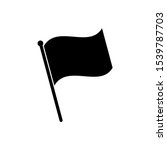 flag icon isolated on white... | Shutterstock .eps vector #1539787703