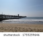the Municipal Pier at the Seal Beach in Orange County, California, in the month of October, USA
