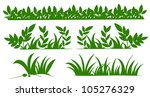 illustration of grass... | Shutterstock . vector #105276329