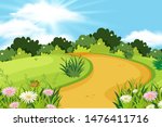 background design of landscape... | Shutterstock .eps vector #1476411716