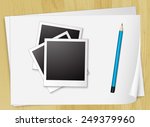 illustration of photo frames... | Shutterstock .eps vector #249379960
