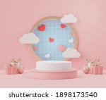 3d rendering of minimal scene... | Shutterstock . vector #1898173540