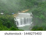 Small photo of Krang Shuri waterfall of Meghalaya at its fiercest
