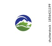 mountain icon logo template... | Shutterstock .eps vector #1856421199