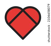 heart vector symbol for... | Shutterstock .eps vector #2106658079