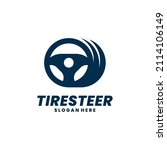 tire steer logo vector. car... | Shutterstock .eps vector #2114106149